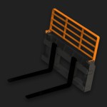 Вилы паллетные PF_BL для экскаватора-погрузчика Вилы паллетные PF_BL для экскаватора-погрузчика